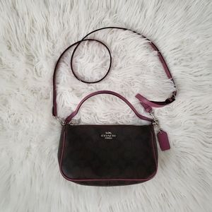 With tag - COACH Monogram Mauve 2-way Crossbody